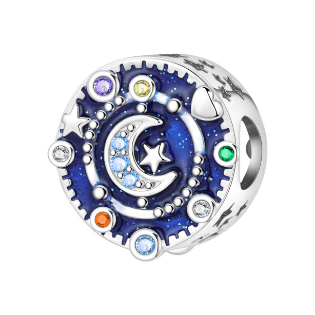 Starry Sky Astronaut Diy Bracelet String Beads Pendant