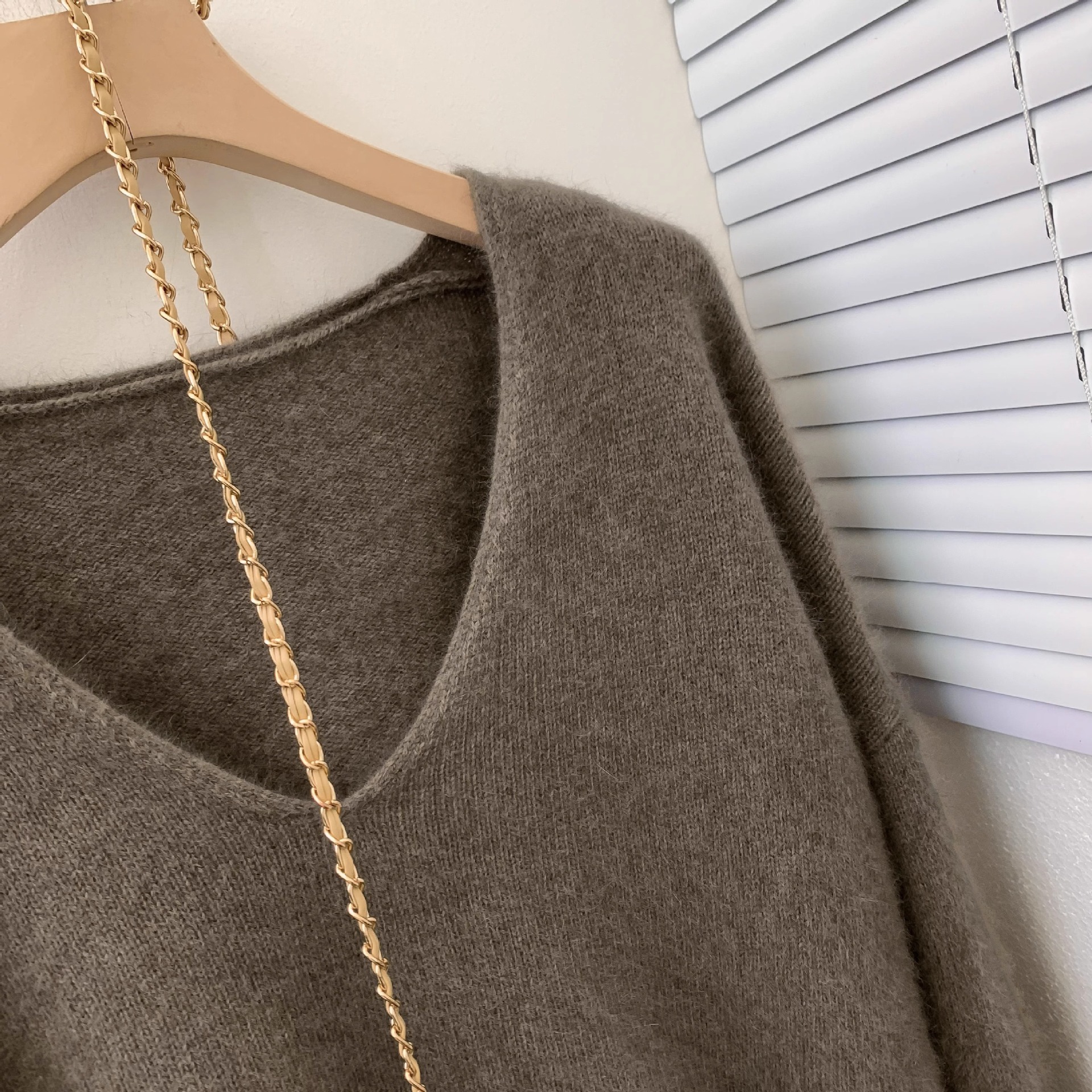 V Neck Baselayer Pullover Sweater For Women 3