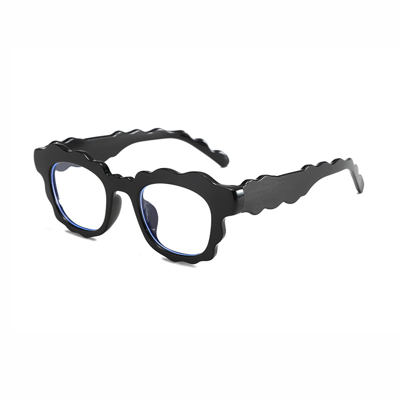 Fashionable Dopamine-style Wave-shaped Sunglasses