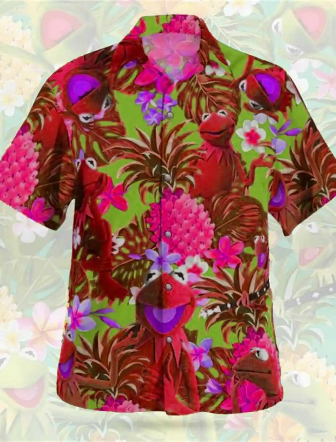 European And American Hawaiian Style 3D Printed Shirt