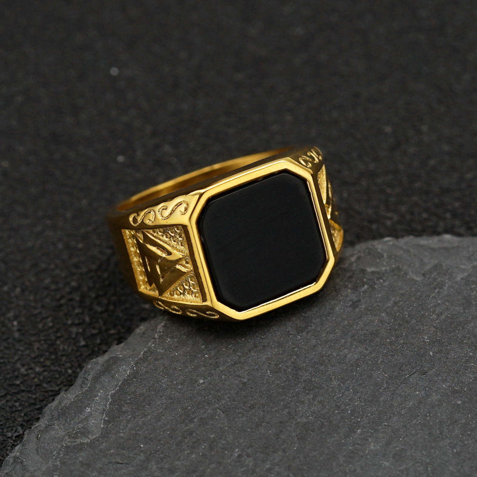 Nordic Hot Retro Vikings Titanium Steel Ring