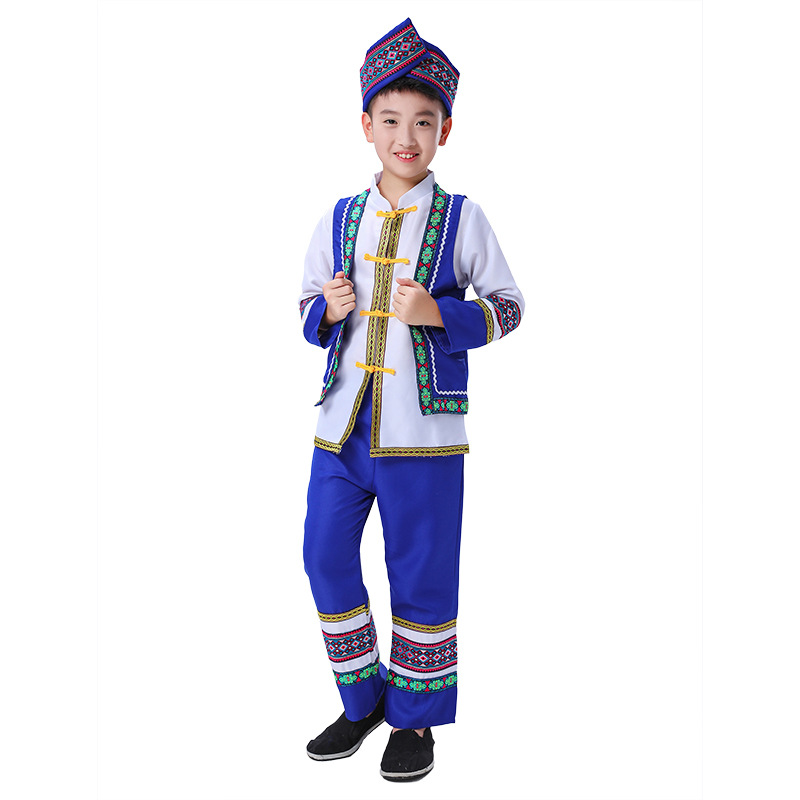 Ethnic Minority Dance Performance Costume For Boys — foto 3