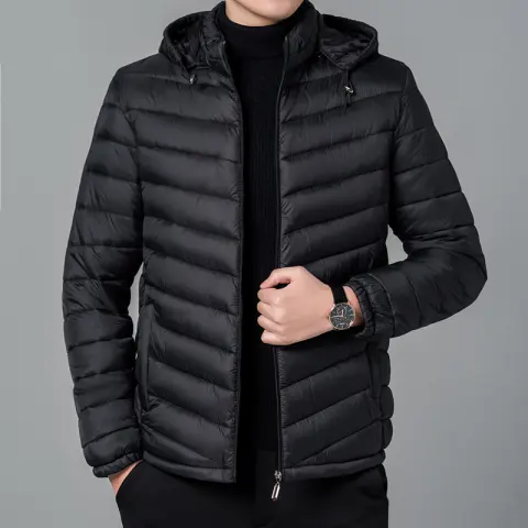 Cotton Coat Thin Silk Men's Outfit Jacket Double-sided Wear