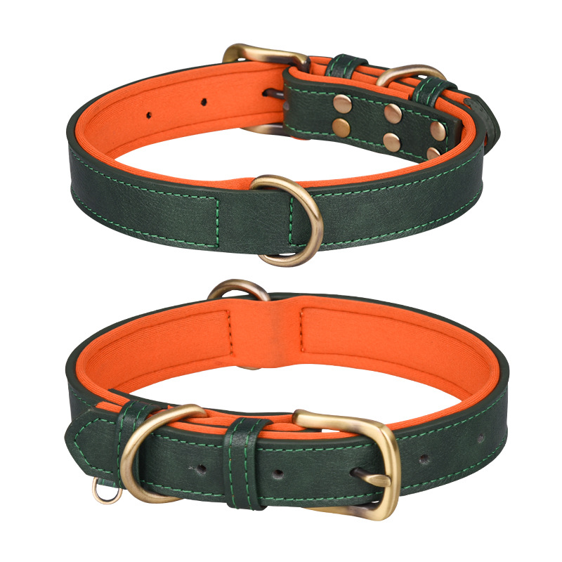 Double D Ring Green Orange