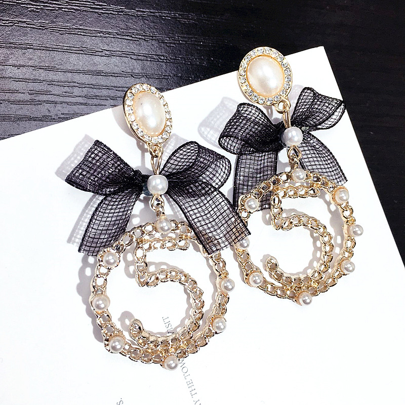 Title 2, East Gate Bowknot Pearl Earrings