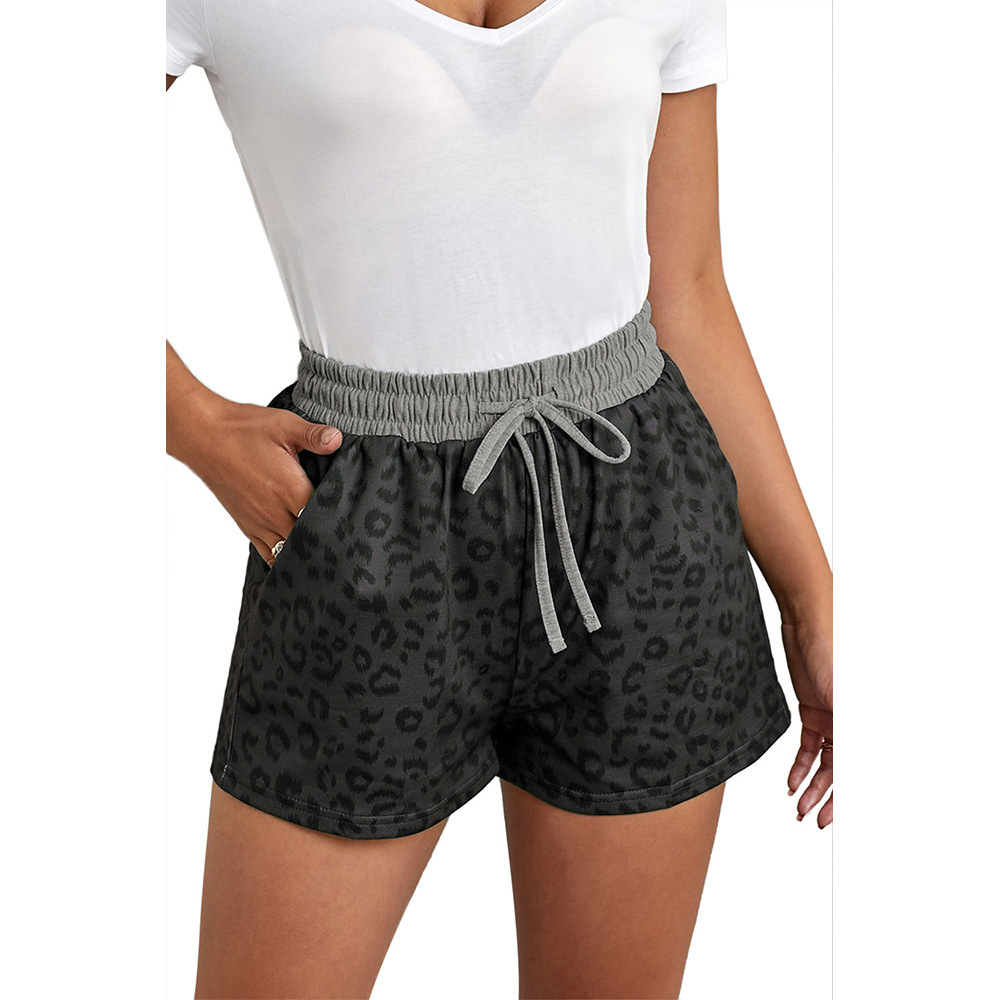 Dark Gray Leopard Print