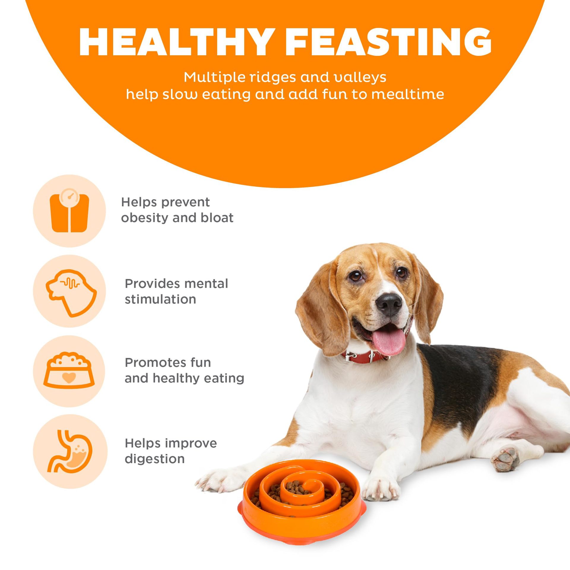 Household Dog Puzzle Anti-choking Slow-feeding Bowl detail photo 2