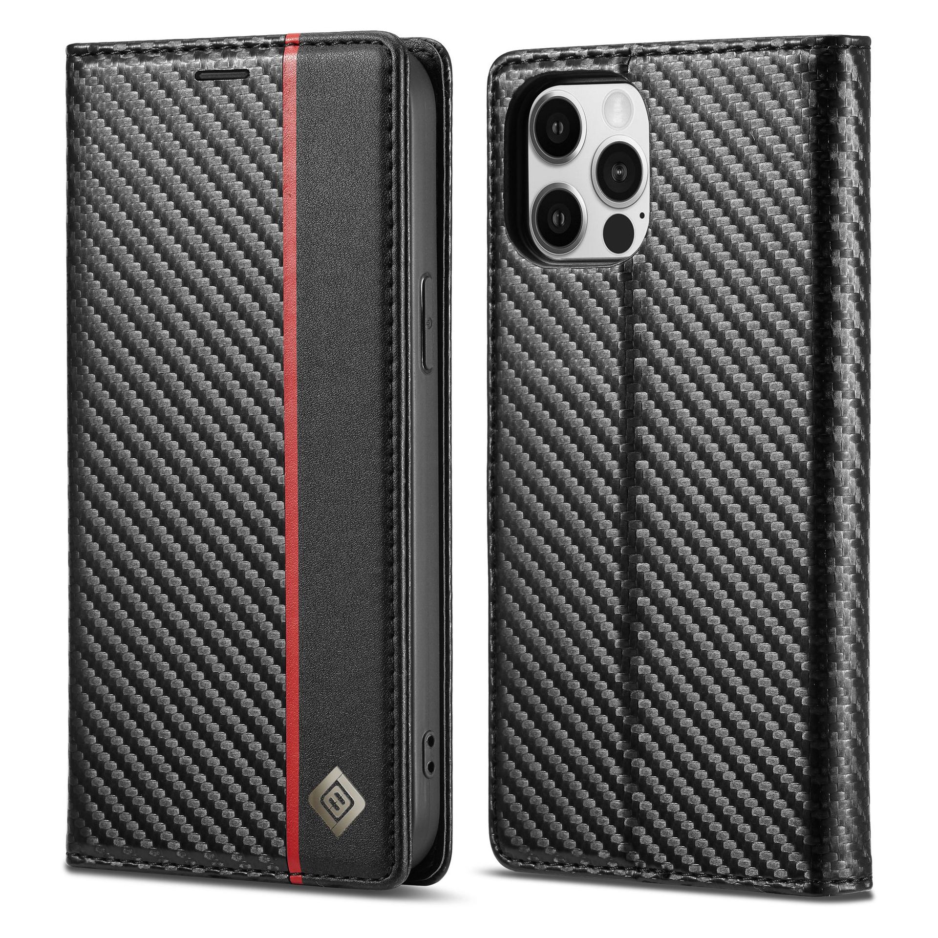 Suitable For New Carbon Fiber Leather Phone Case