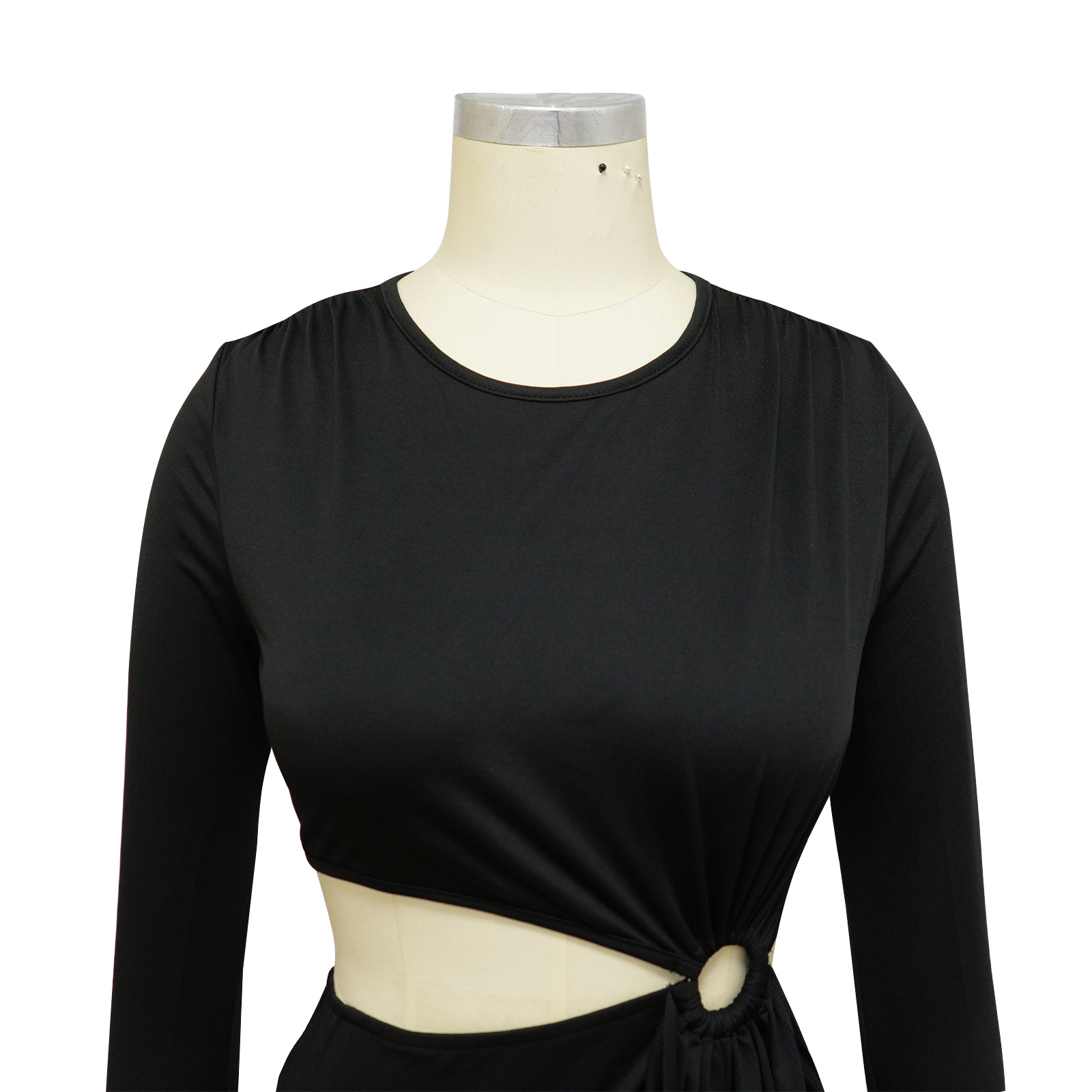 Title 7, European and American Womens New Round Neck Se...