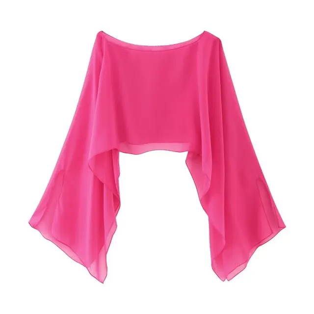 Spring Mesh Outerwear Women's Fashion Casual Top Rose Red - Shop at LoveMi