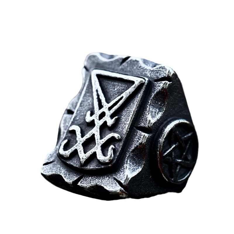 Retro Stainless Steel Men's Rings