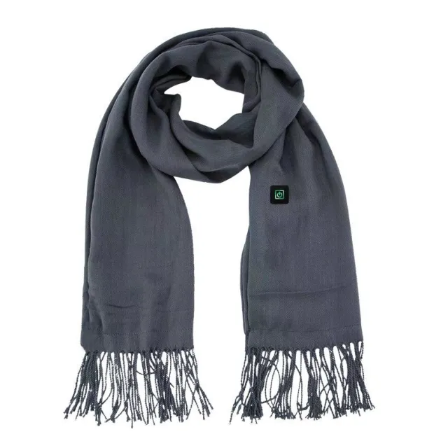 Heating Fast Heating Scarf Portable Outdoor Cold proof Warm Neck Shoulder Protection Retro Gray - Shop at LoveMi