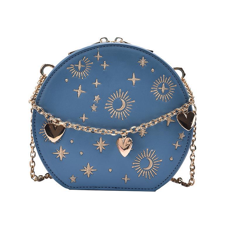 Women's Fashion Vintage Chain Embroidered Shoulder Messenger Bag — image 1