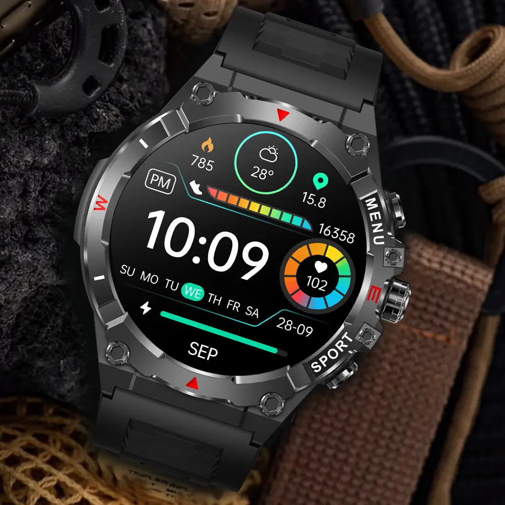 V76 GPS Watch Built-in Compass Altimeter Air