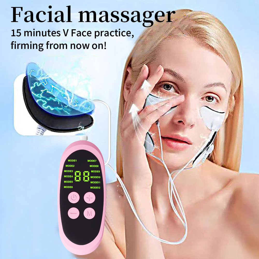Facial Beauty Apparatus Micro-current Lifting And Tightening Faial Massage Device