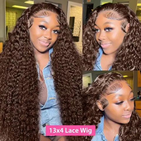 Chocolate Brown Human Hair Wig for Women