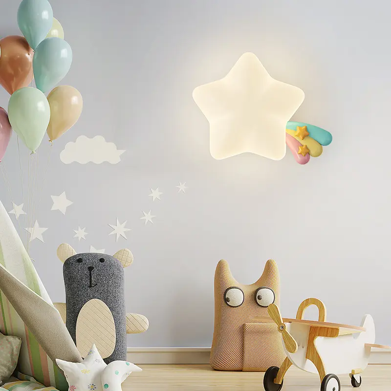 Cartoon Children's Room Star Decoration Bedside Lamp