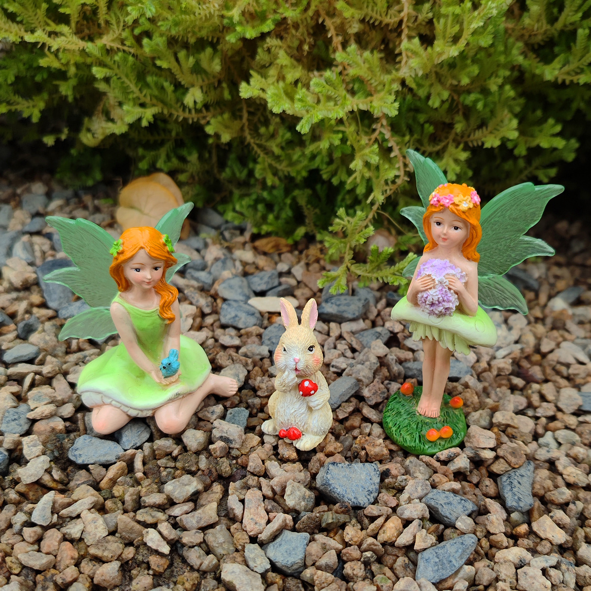 Mushroom Fairy Resin Ornament Accessory, picture 3 of 3