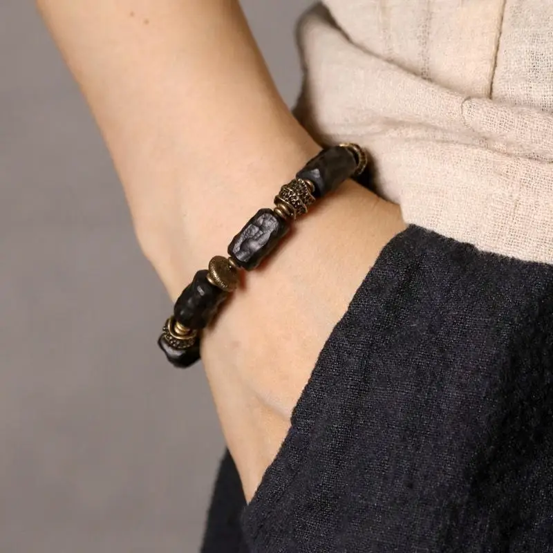 Retro Ethnic Style Handmade Texture Bracelet For Women