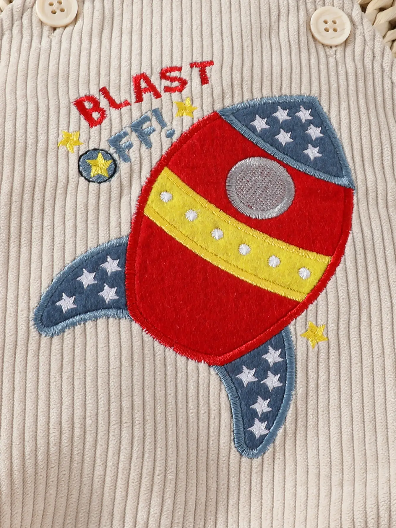 Clothing Rocket Print Fashion Personality Cute Top