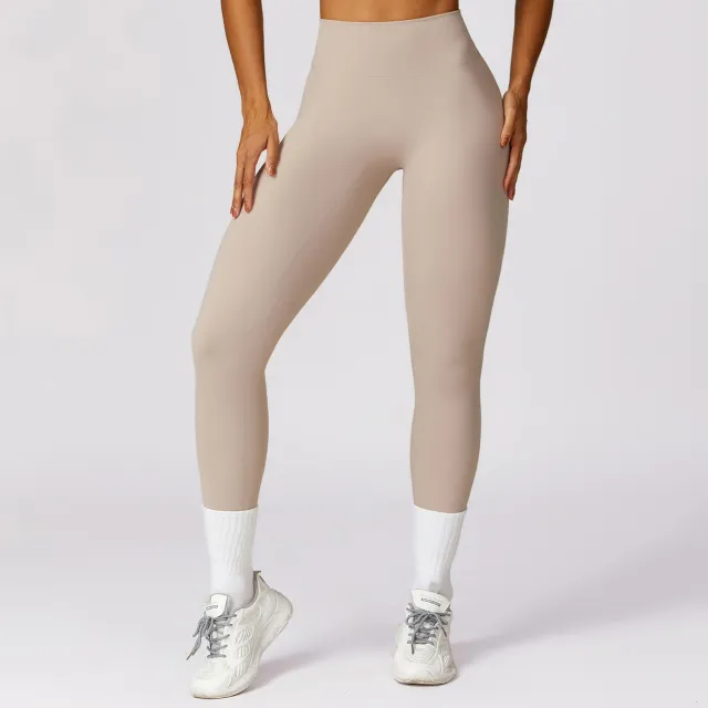 Zechuang Quick drying Skinny Yoga Pants Brushed Belly Contracting Linen - Shop at LoveMi