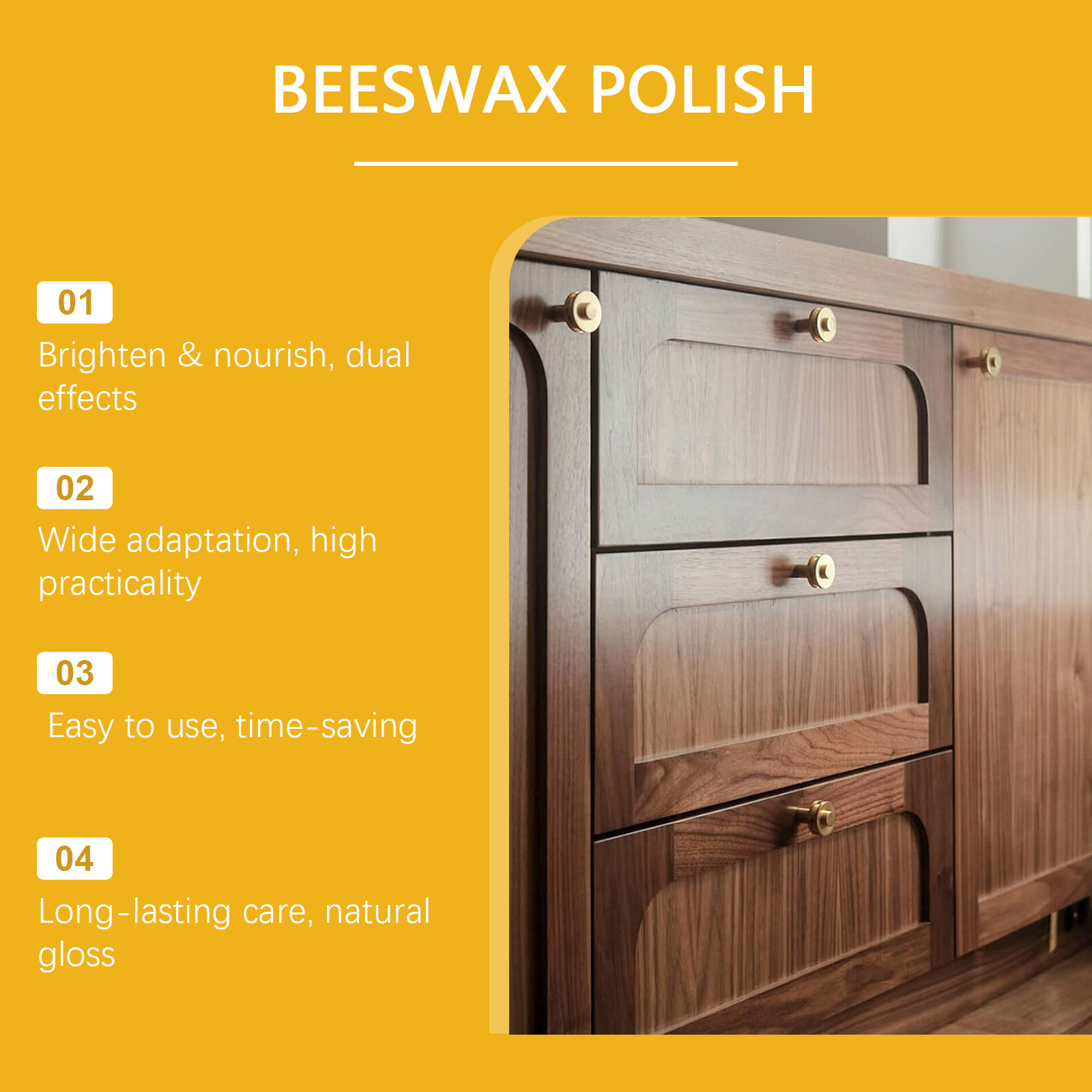 Beeswax Polish For Wood Furniture And FloorsRepairs Scratches And Restores Shine 4