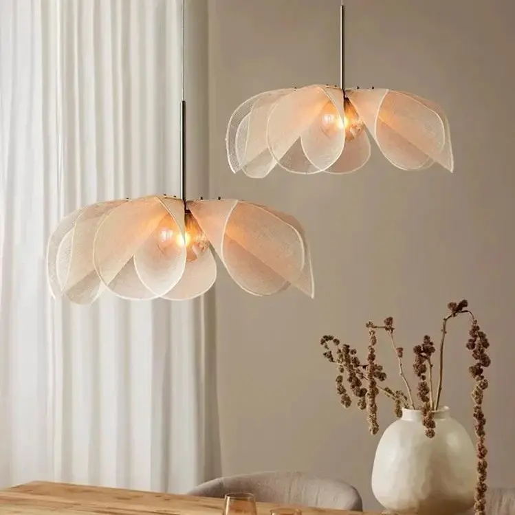 French Candle Silent Cream Chandelier