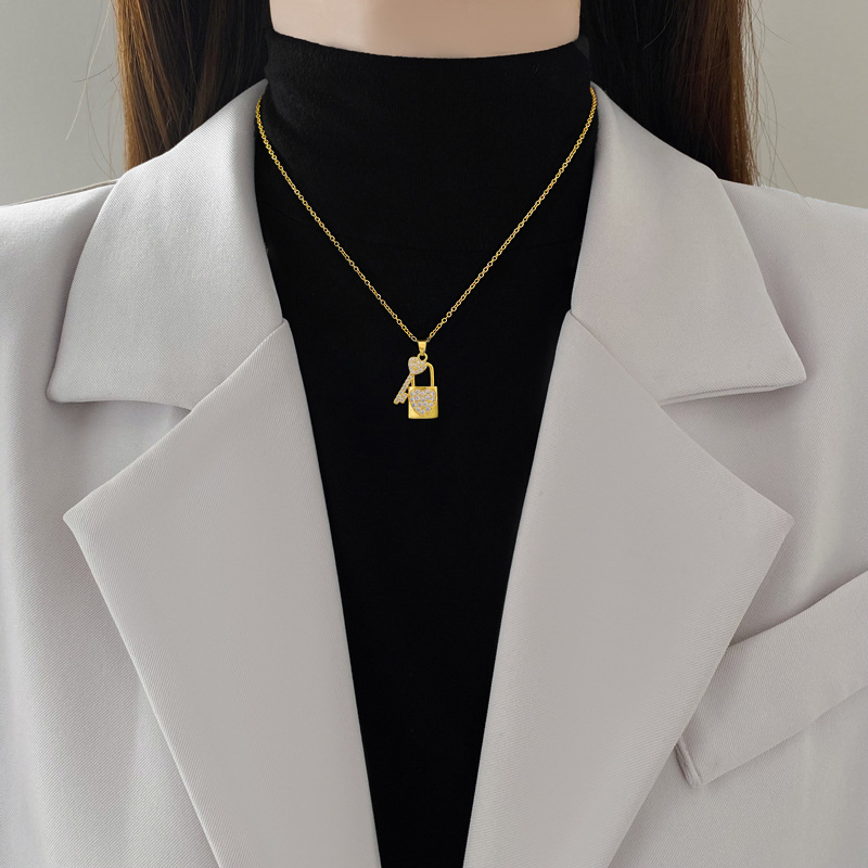 Women's All-match Clavicle Chain Titanium Steel