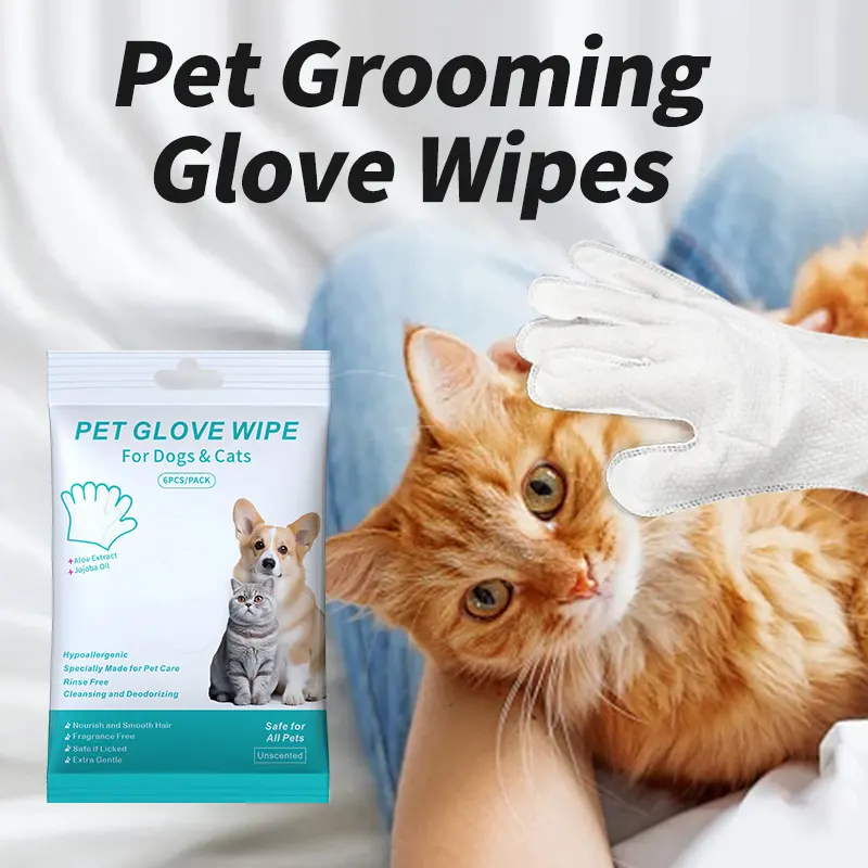 Pet Disposable Gloves Cat Dog Cleaning Dry Pet Products