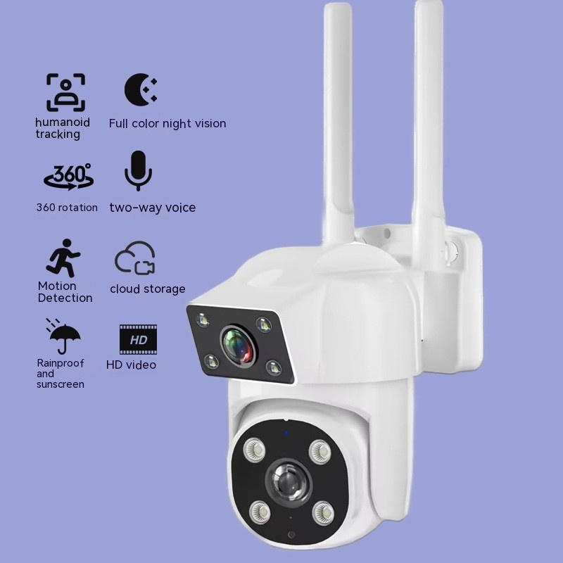Dual-screen Camera Home Remote Mobile Phone Wireless Indoor Monitor - Image 1