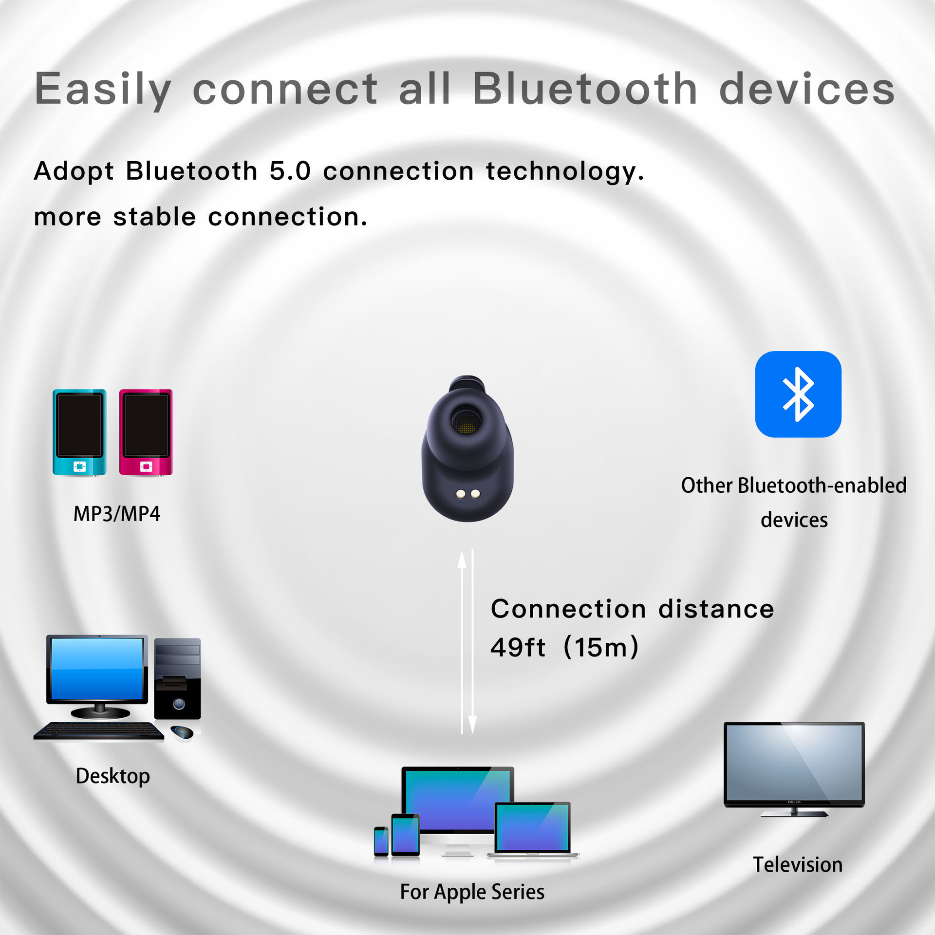 Smart Bluetooth Translation Headphones Instant Wireless Headset Language — foto 16