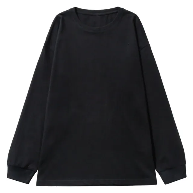Women's Cotton With Threaded Cuffs T shirt Black - Shop at LoveMi