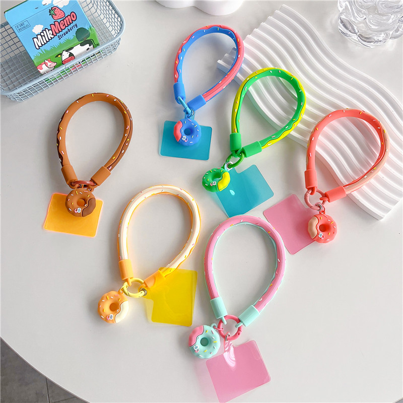 Donut Bracelet Soft Silicone Phone Case Hanging Ornament - Image 16