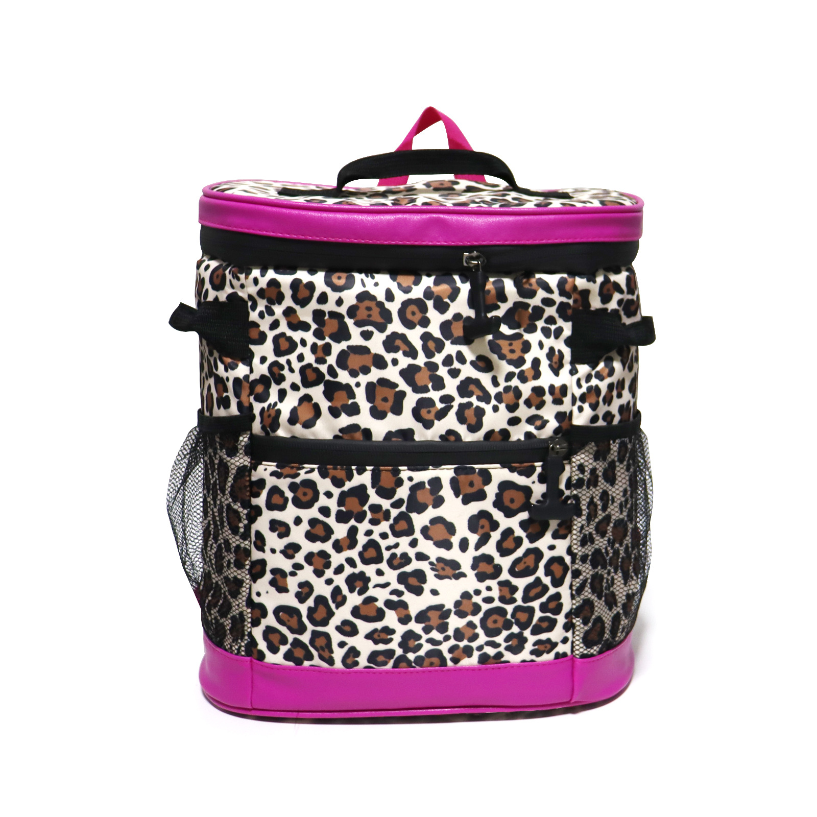 Nylon Insulated Double Shoulder Leopard Print Cow Print Large Capacity Double Shoulder Ice Pack