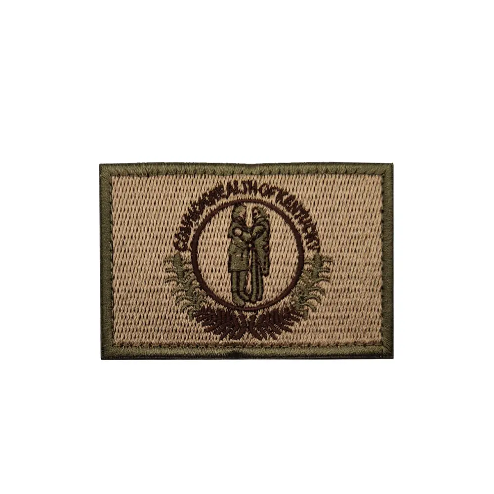Louisiana Montana Minnesota Velcro Epaulet Embroidered Cloth