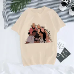 European And American Digital Round Neck Printed Summer T-shirt - 4 Models - View 1
