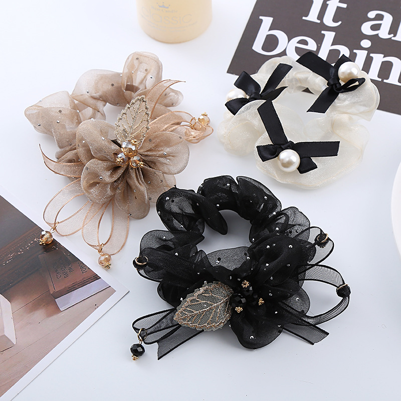 Women's Organza High-grade Temperament Hair Ring
