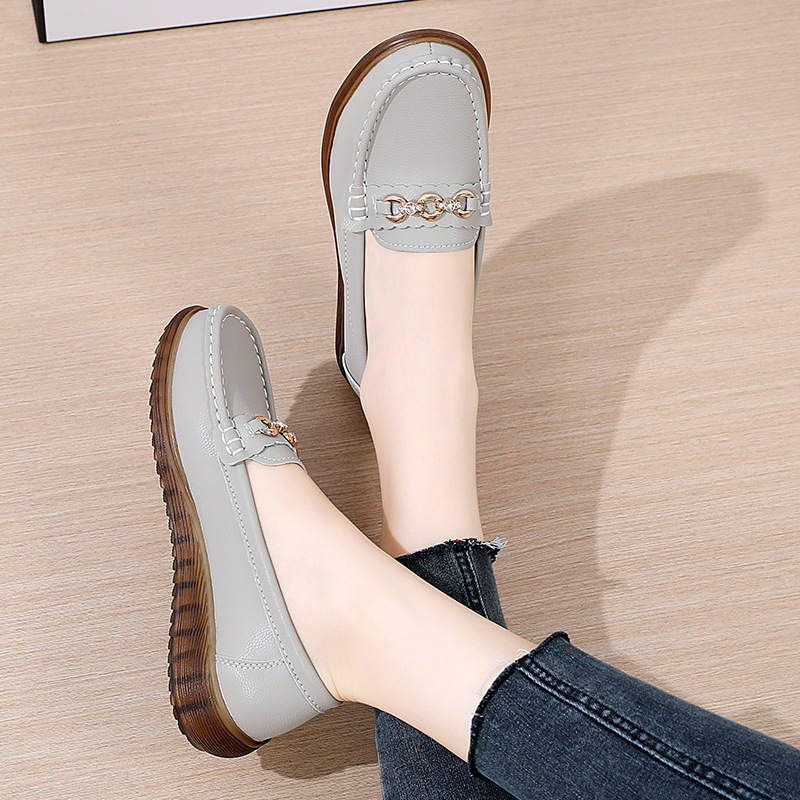 Tendon Bottom Mother Shoes Flat Non-slip Soft Bottom