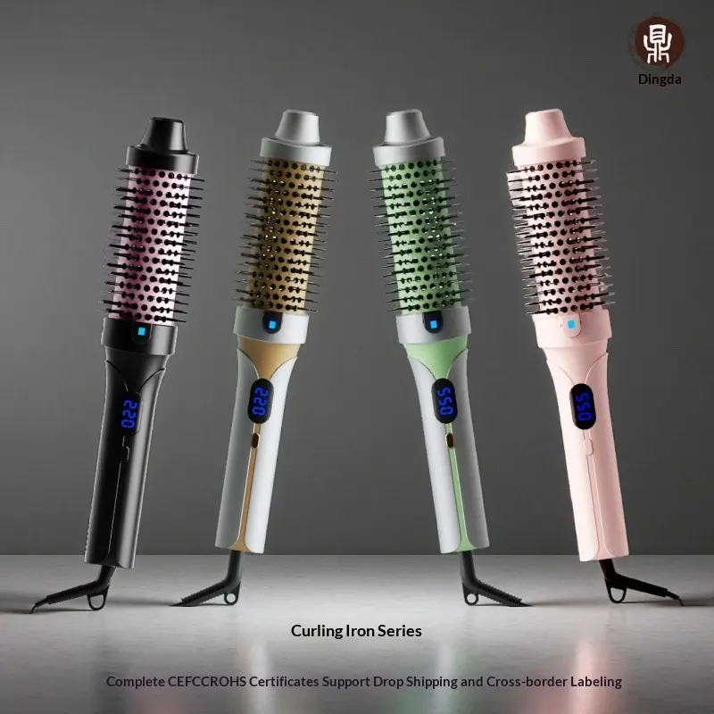Smart Power-Off Hair-Care Fast-Heat Roller Curling Wand