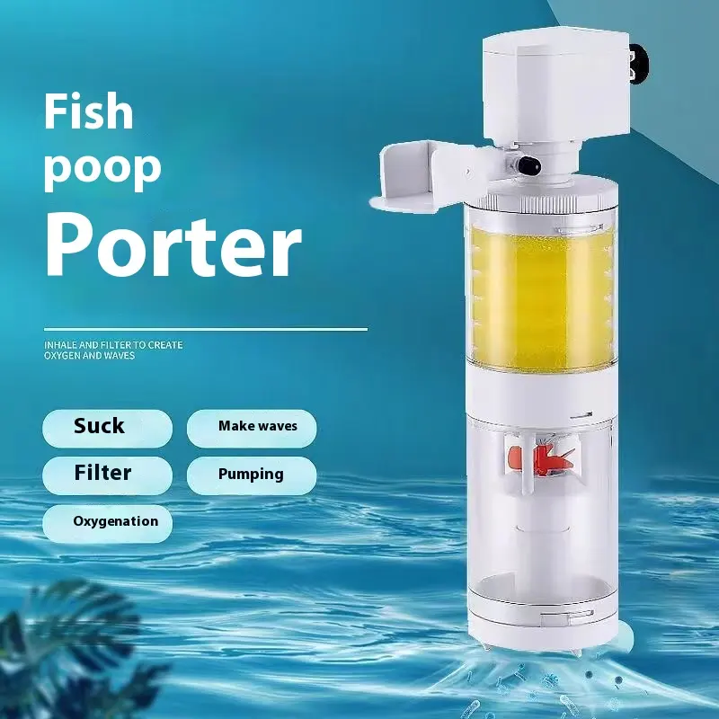 Fish Tank Built-in Filter Three-in-one Suction Wall-hung