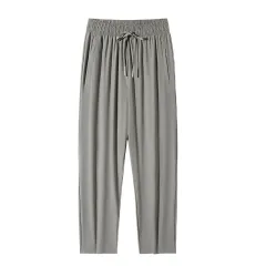 Ice Silk Sun-proof Trousers Women's Springsummer High Waist Drooping Loose Straight - Straight Camel - View 1