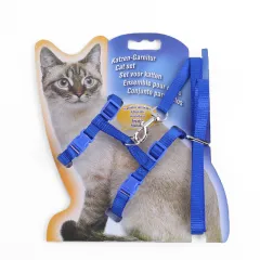 Labor Type Chest Strap Nylon Cat Belt Hand Holding Rope Traction Belt - Blue - View 1