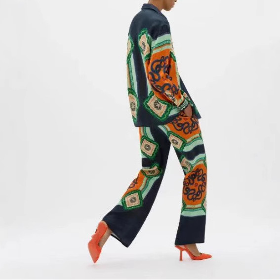 Women’s Fashion Personalized Printed Casual Suit