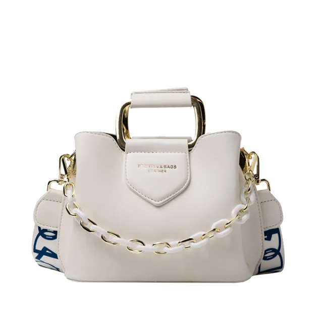 Women's Fashion Casual Shoulder Handbag White - Shop at LoveMi