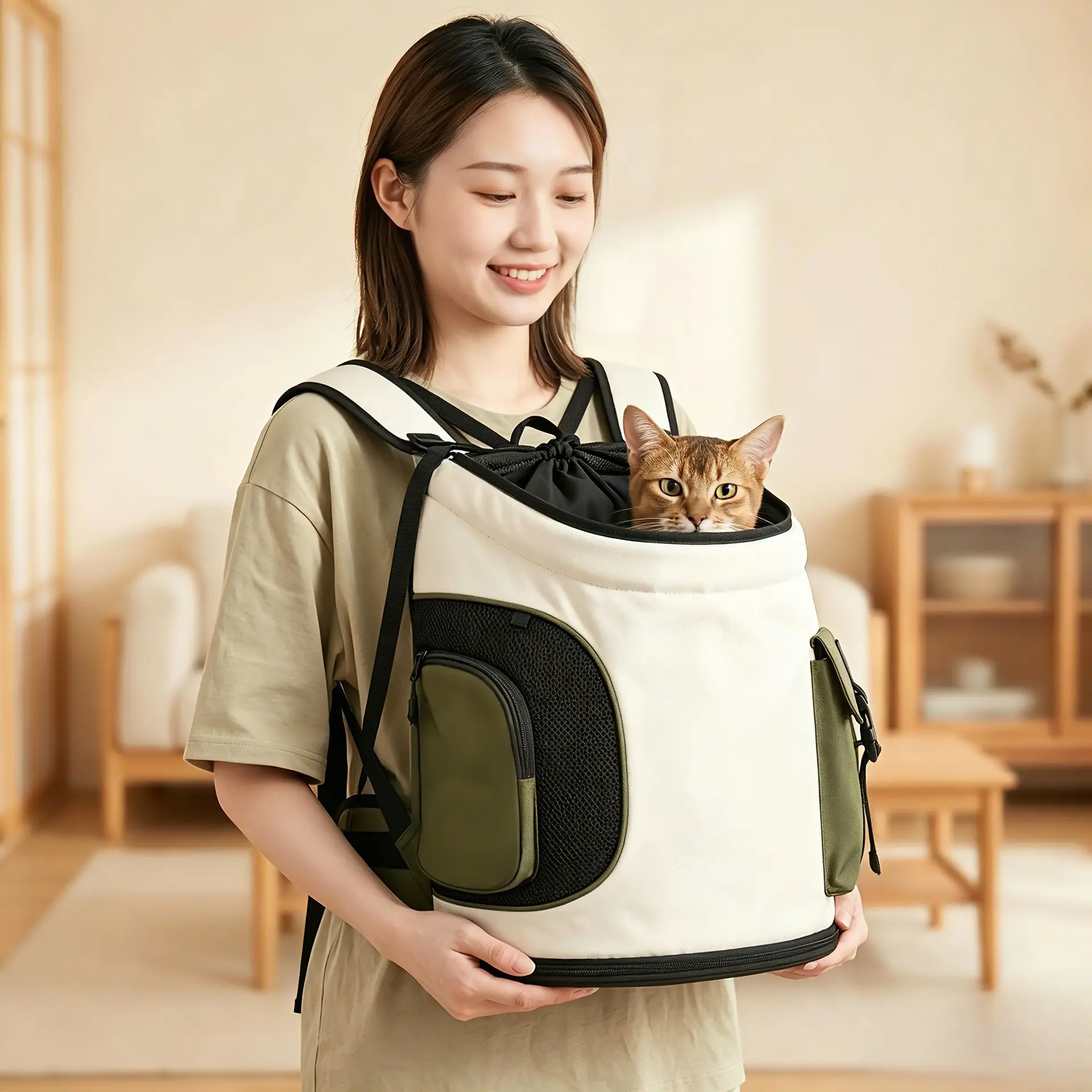 Pet Portable Breathable Cat Backpack