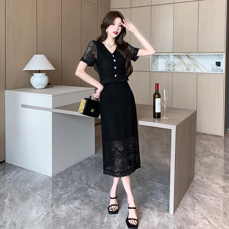 Women's Fashion Design French Two-piece Skirt