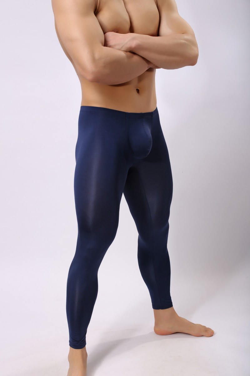 Title 2, Mens Warm Ultra-thin Ice Silk Tight Home Pants...