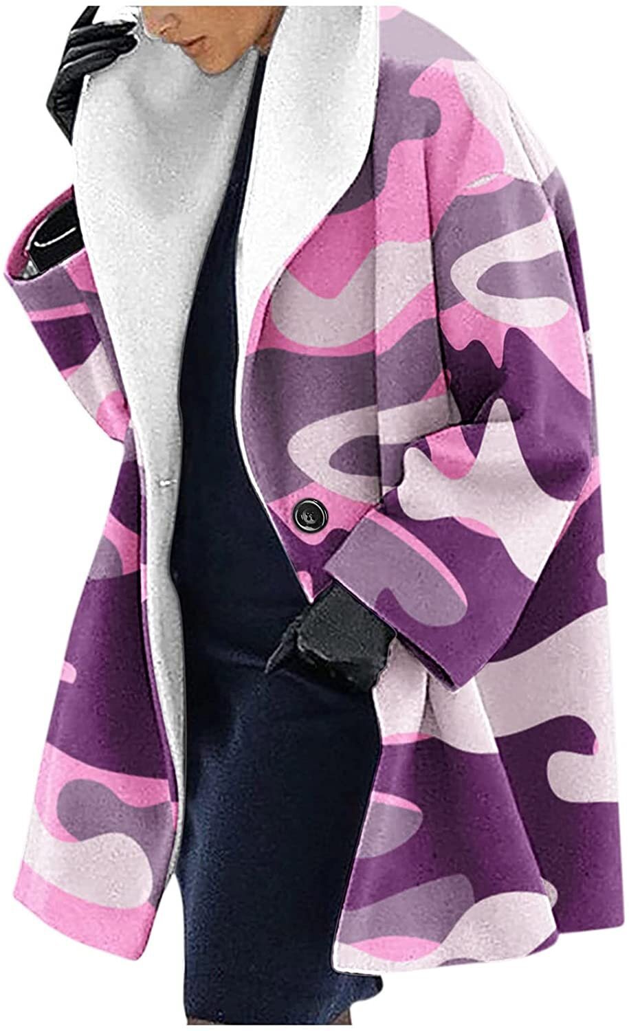 Mid-length Fall And Winter Lapels Loose Casual Hooded Coat - Image 2