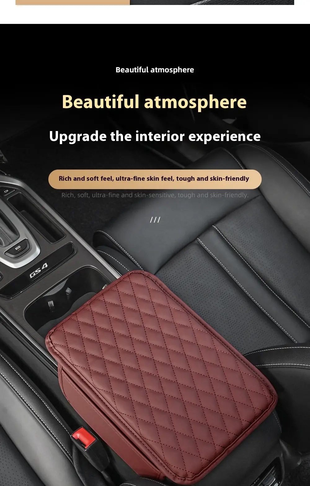 Car Armrest Box Cushion Interior Four Seasons Universal