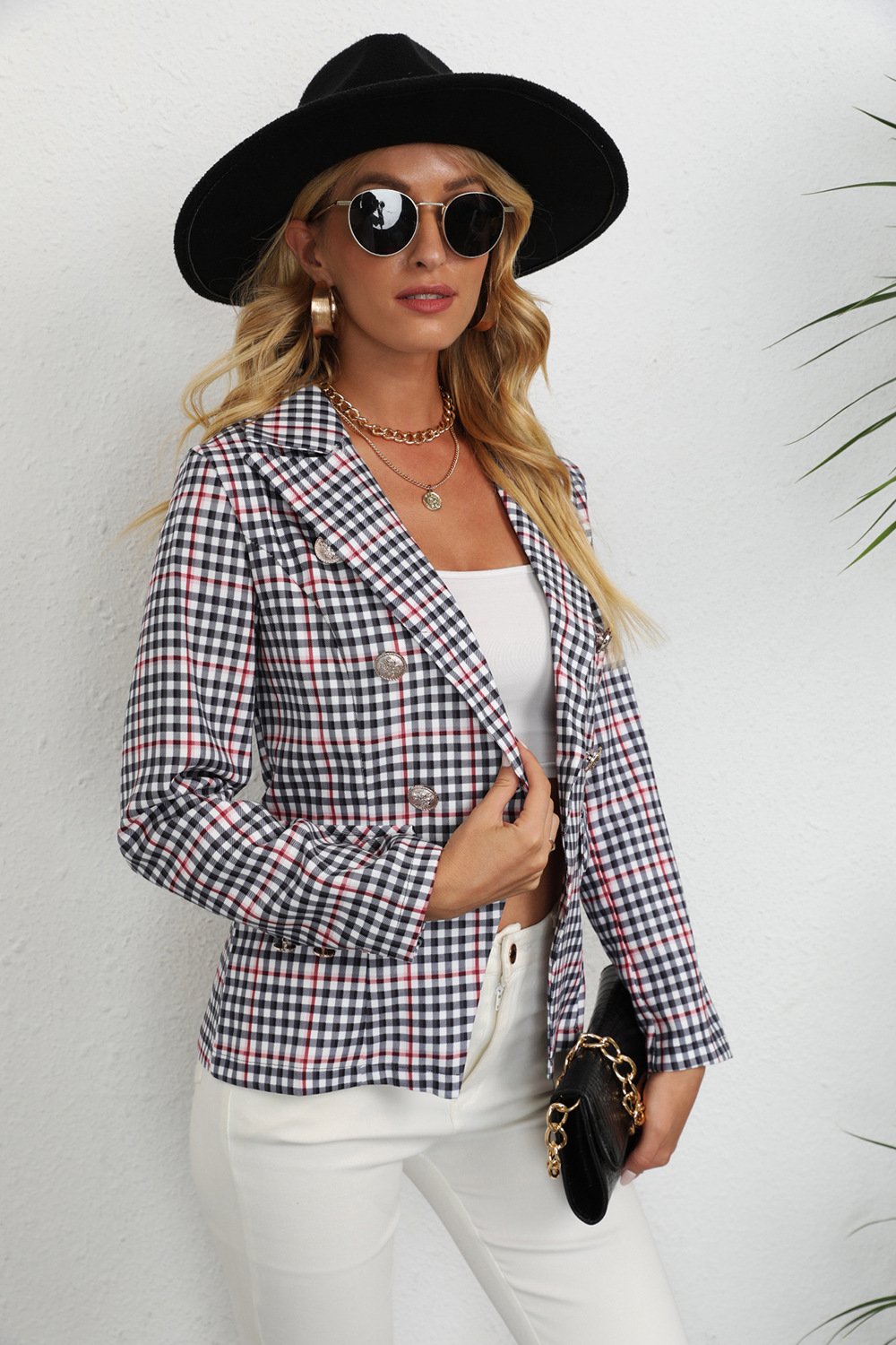 White Plaid